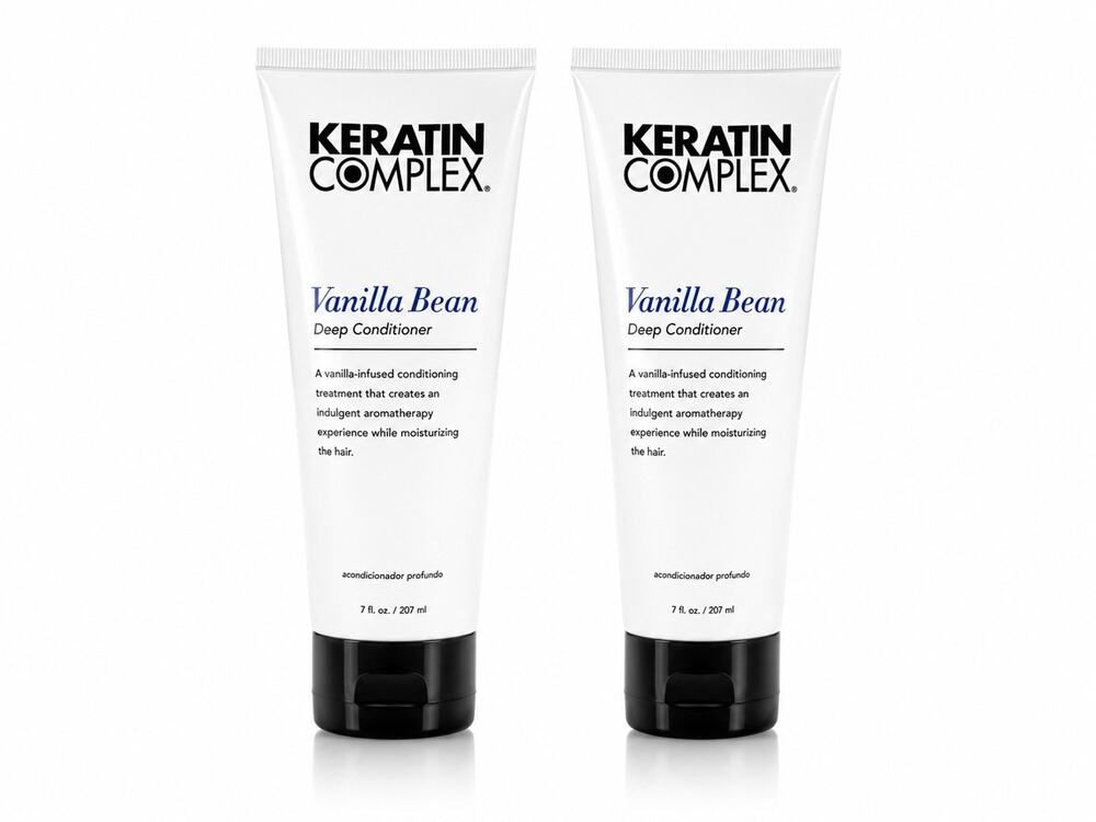 Keratin Complex Vanilla Bean Deep Conditioner 7 oz 207 ml Moisturizing 2 Pack